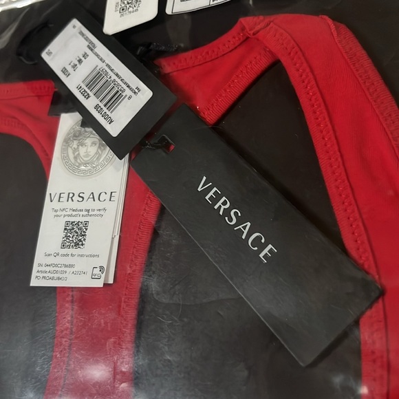 Versace Greca Racerback Sport Bra - Picture 7 of 13
